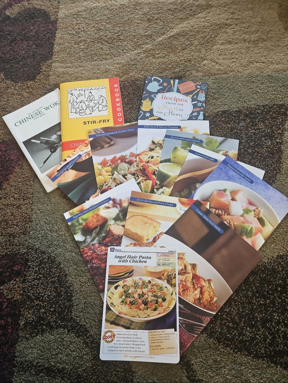 Assorted Recipe Booklets And Recipe Cards